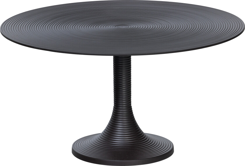 WOOOD EKSKLUSIVT Nano salongbord, rundt - antikk svartbrunt aluminium (Ø77)