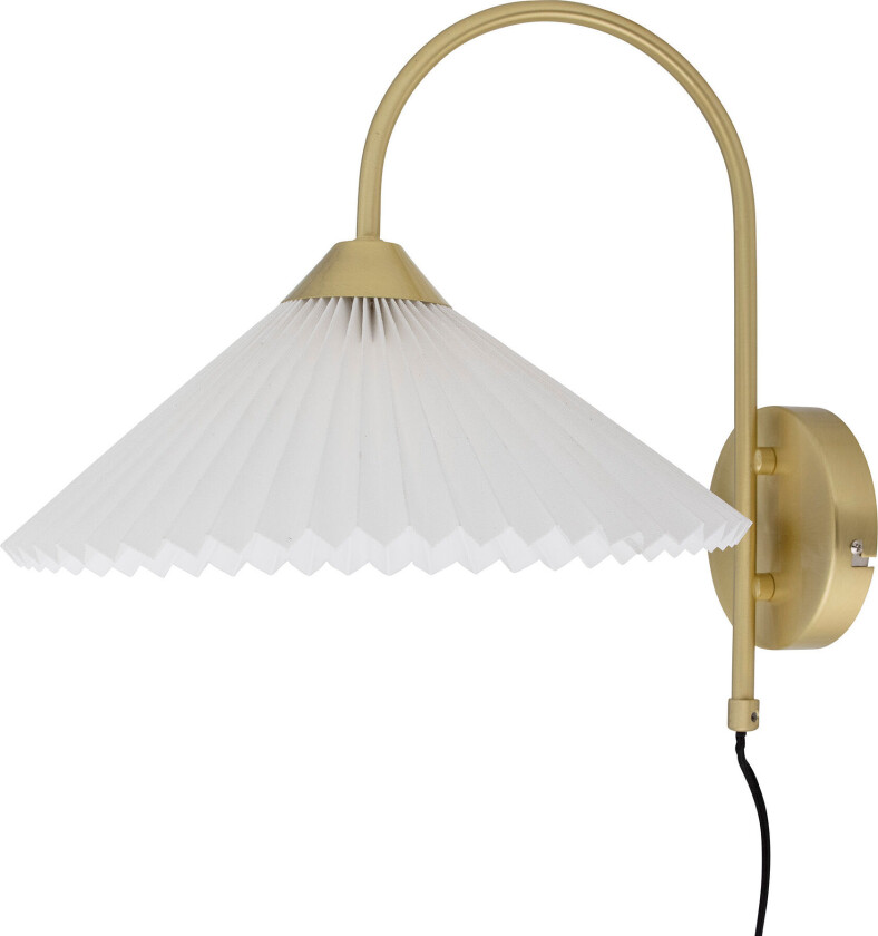 BLOOMINGVILLE Firdes Vegglampe, Hvit, Lin