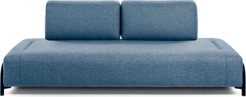 LAFORMA Compo 3-seters sofa - blått stoff og metall