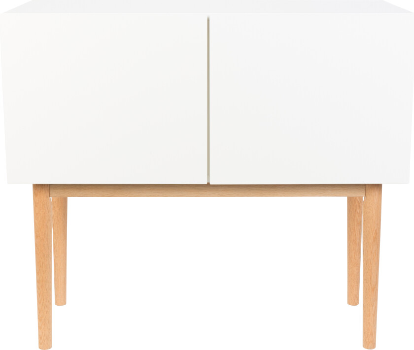 ZUIVER High On Wood skjenk, m. 2 dører - MDF og brun eik