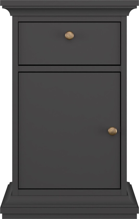 Bilde av TVILUM Paris Nattbord 1 dør + 1 skuff - ParcelMatt Grå Matt Grå