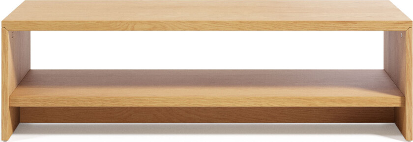 LAFORMA Abilen salongbord, med hylle - naturlig eikefiner (120x60)