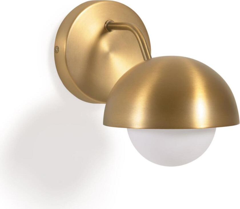 LAFORMA Lonela vegglampe i metall med messingfinish