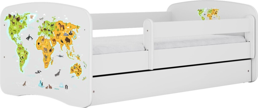 KOCOT KIDS Seng babydreams hvitt kart uten skuff med madrass 140/70