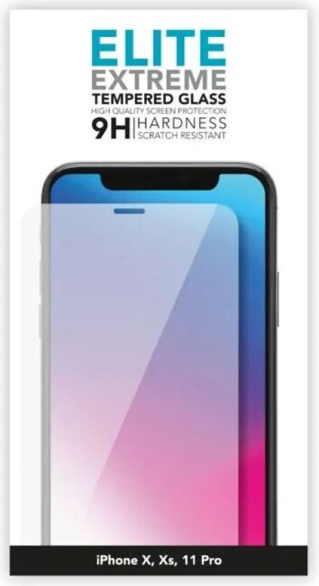 Elite Extreme Skjermbeskytter for iPhone X, Xs og 11 Pro