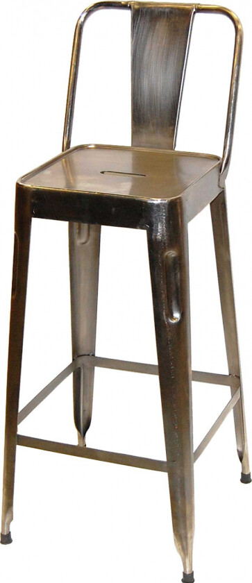 VAREMERKE LIVING barstol - skinnende jern