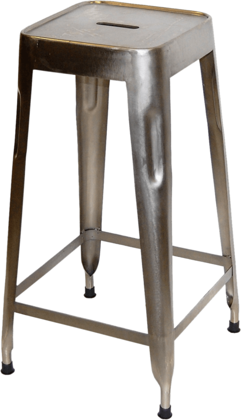 VAREMERKE LIVING barstol - skinnende jern