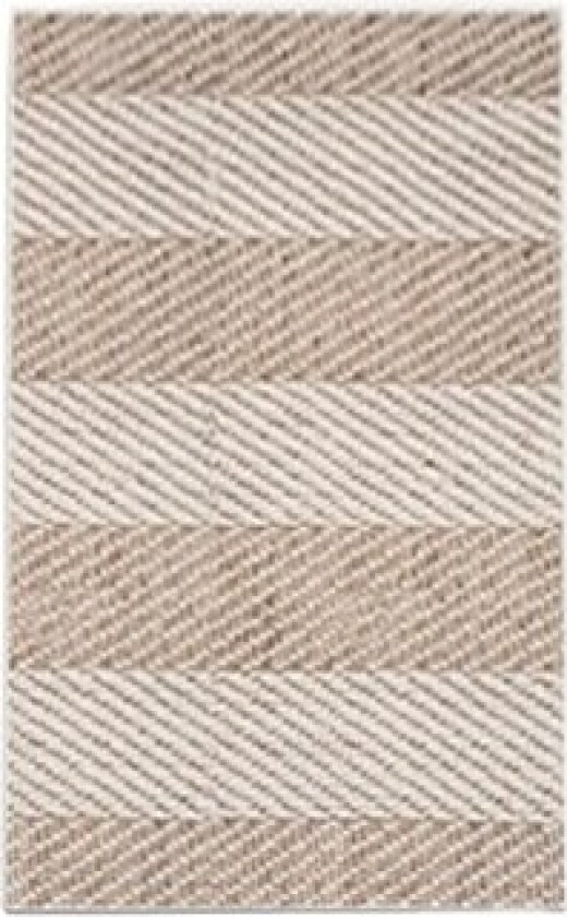 TEPPI Tresse Hall-teppe med striper, rektangulært - flerfarget bomull og chenille (80x200)