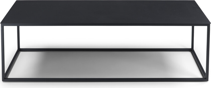 SPINDER DESIGN Stort salongbord - svart stål (120x40)