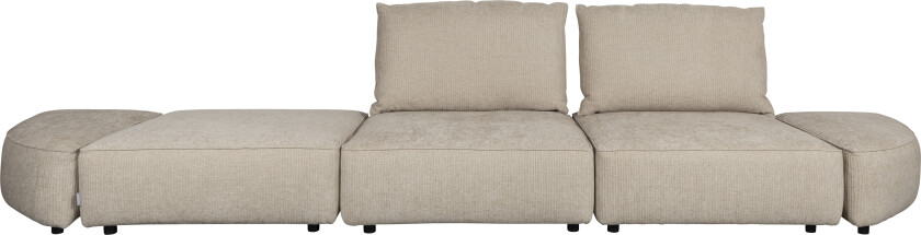 Bilde av ZUIVER Hunter 4,5-seters sofa - ekte fløyel og plast