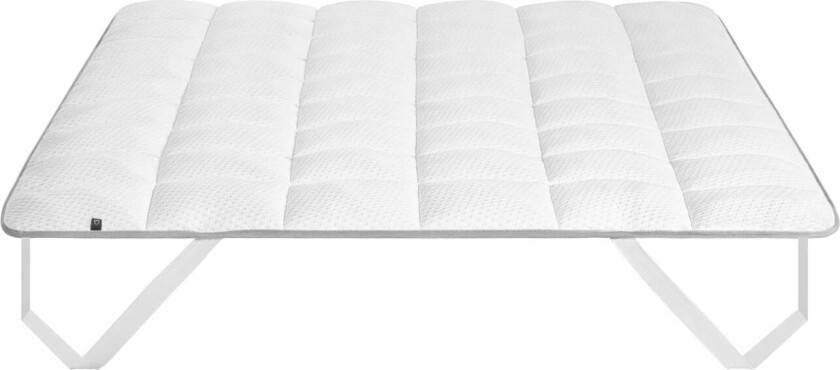 LAFORMA Freya overmadrass - hvitt stoff (135x190)