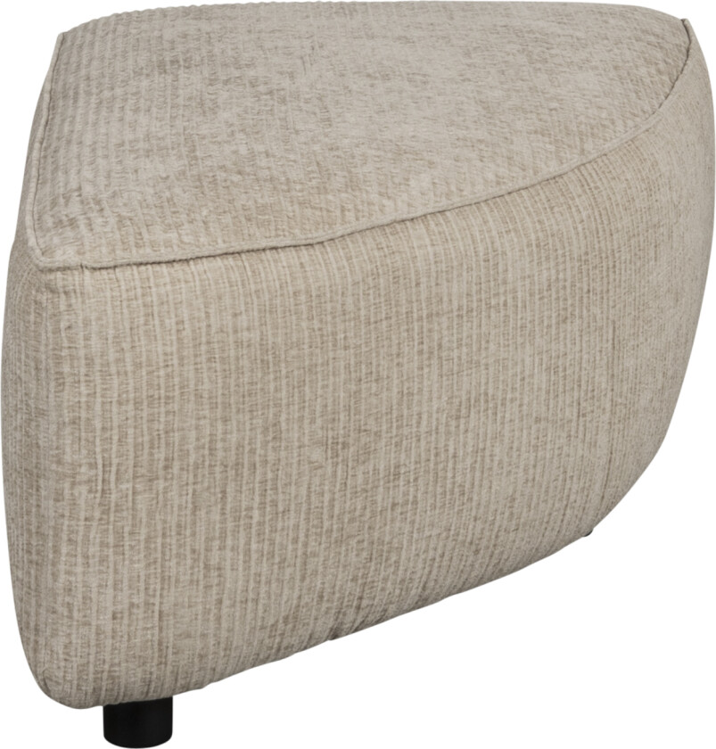 ZUIVER Hunter Sofaelement Pai Pouf, Høyre - ekte fløyel og plast