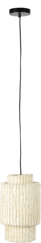 WHITE LABEL LIVING Arjun Høyt taklampe - hvit bomull