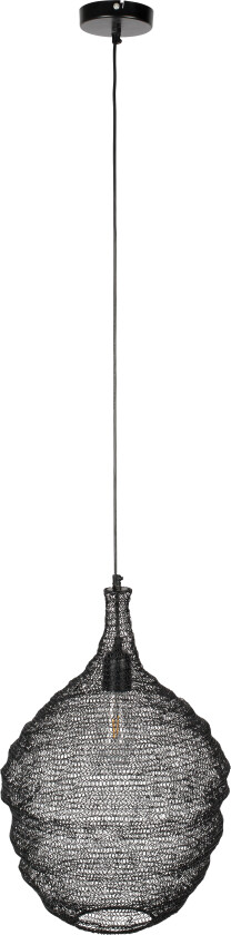 WHITE LABEL LIVING Lena M taklampe - sort jern