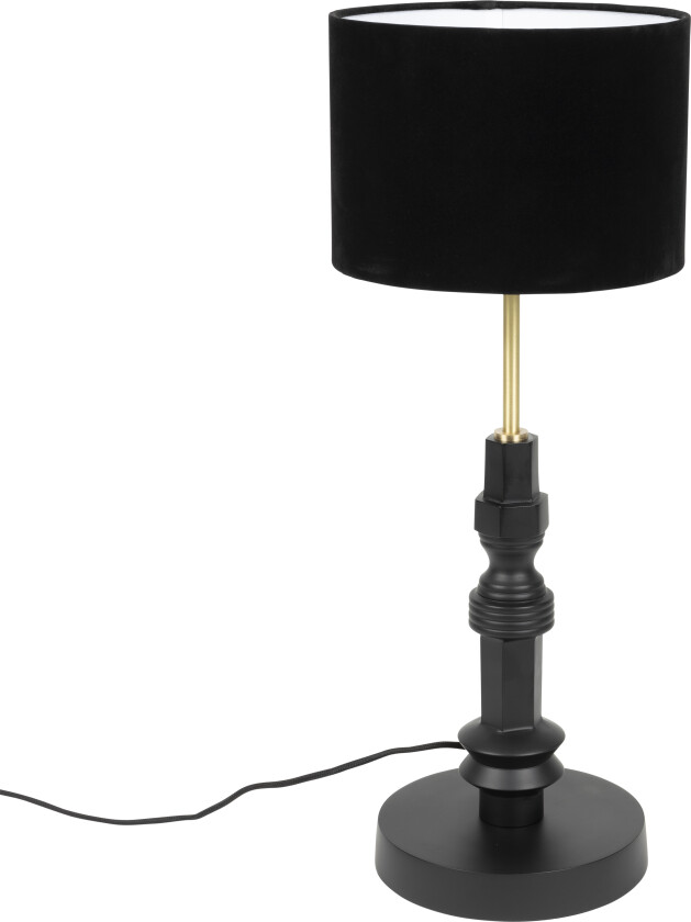 ZUIVER Totem bordlampe - sort aluminium