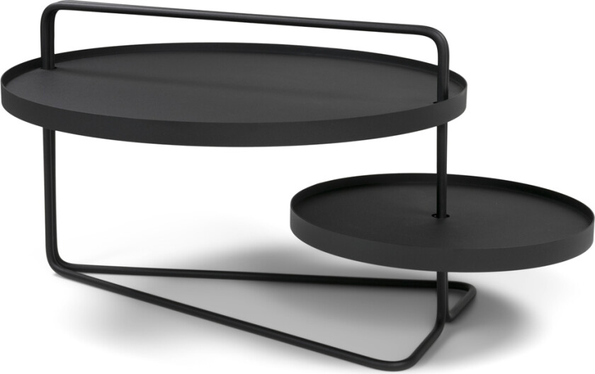 TORNA DESIGN Tritwe salongbord - svart stål (82,5x64,5)