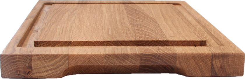 HOUSE OF SANDER skjærebrett med juicerille, rektangulært - naturlig eik (25x45)