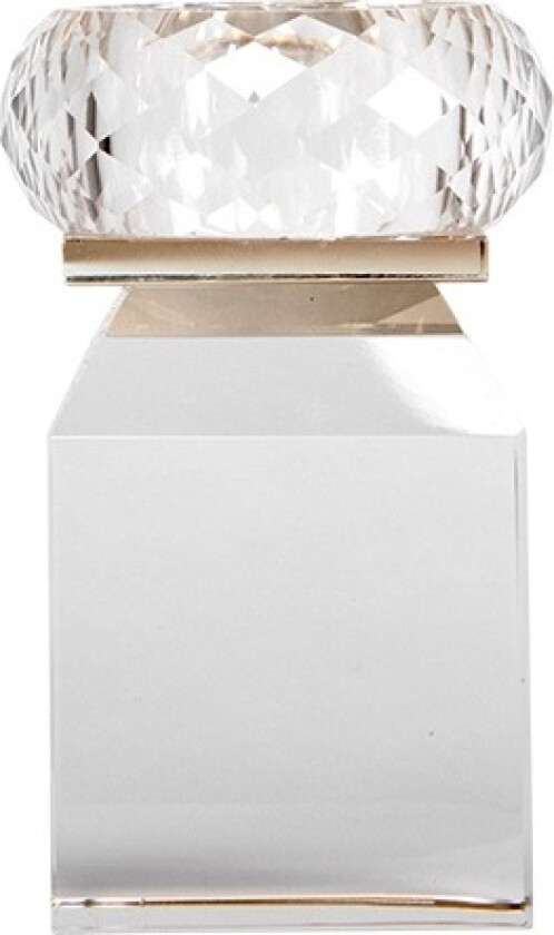 HOUSE OF SANDER Honeysuckle telysholder - klart og champagneglass (H:10)