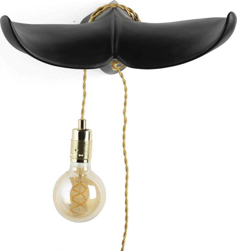 BOLD MONKEY The Tail Will Follow vegglampe - svart harpiks