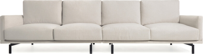 LAFORMA Galene 4-seters sofa - beige resirkulerte fibre og jern