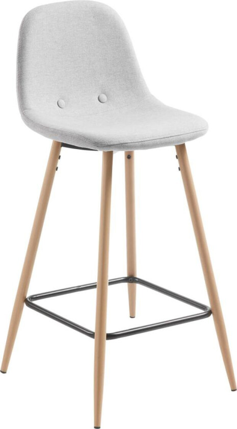 LAFORMA Lys grå Nolite krakk høyde 65 cm