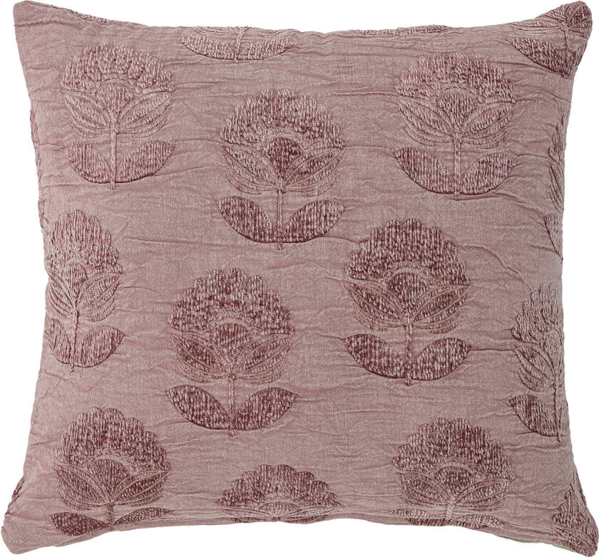 BLOOMINGVILLE Sofia pute, lilla, bomull B: 50 cm, L: 50 cm