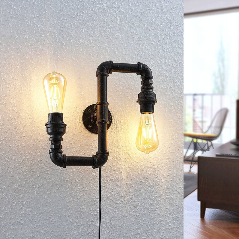 Vegglampe Josip i industridesign, up & down