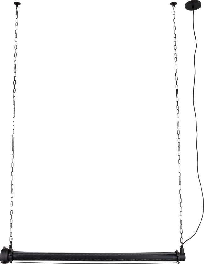 ZUIVER Prime taklampe XL - svart jern