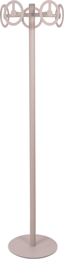 SPINDER DESIGN Circle stumtjener, m. 5 kroker - taupe stål (Ø40)