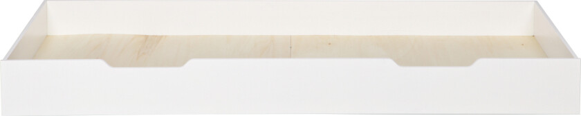 TRE Nikki sengeskuff/gjesteseng, ekskl. lamellbunn og madrass - hvit furu (198x94)