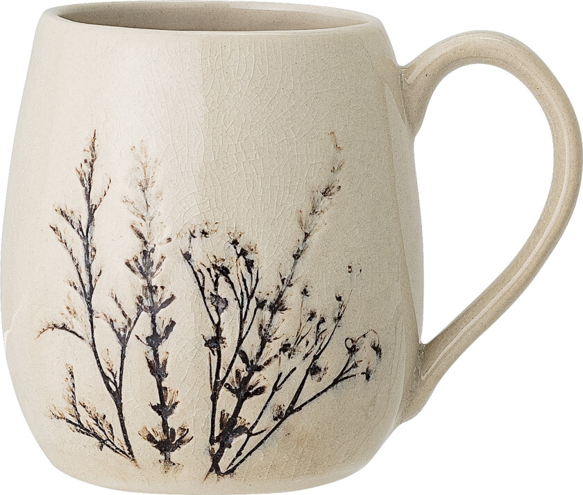 BLOOMINGVILLE Bea krus, naturlig, steintøy, D10xH10,5 cm