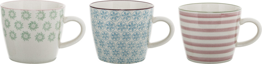BLOOMINGVILLE Patrizia krus - assortert, steintøy, D9,5xH8 cm