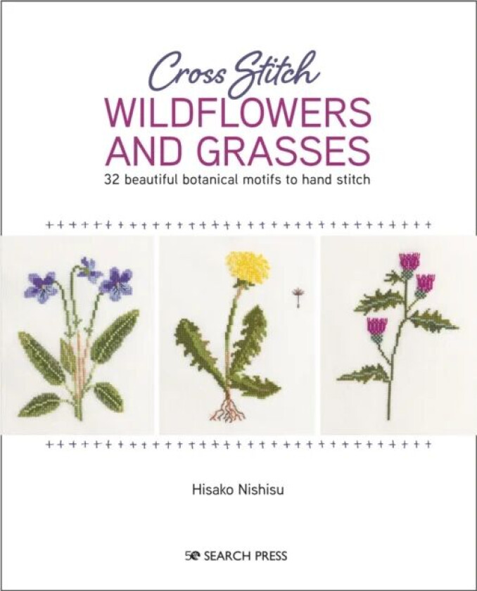Cross Stitch Wildflowers and Grasses av Hisako Nishisu