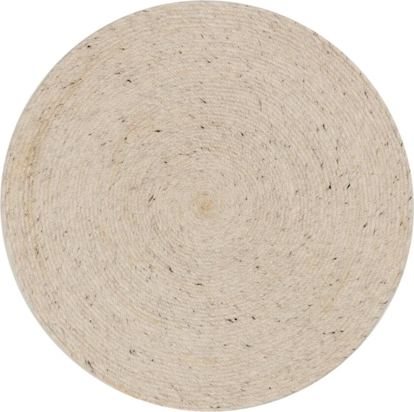 LAFORMA Takashi 100% grått ull rundt teppe, Ø 150 cm