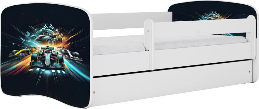 KOCOT KIDS Seng babydreams hvit rase uten skuff med madrass 140/70