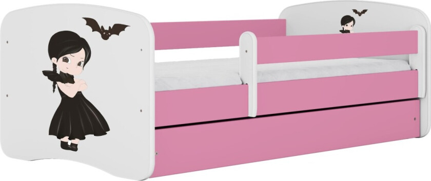 KOCOT KIDS Seng babydreams rosa onsdag uten skuff med madrass 140/70