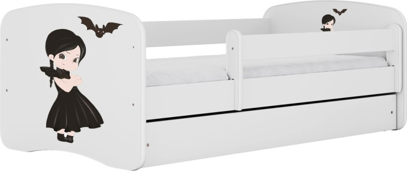 KOCOT KIDS Seng babydreams white wednesday uten skuff med madrass 140/70