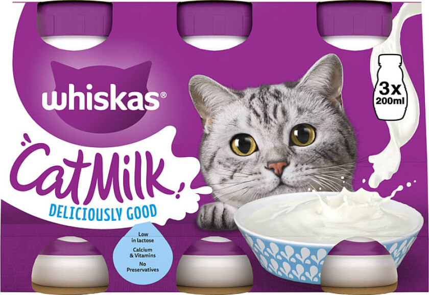 Whiskas® Catmilk 200ml 3pk