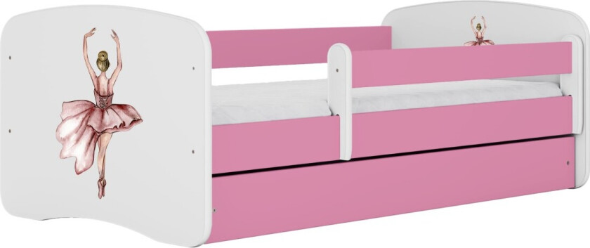 KOCOT KIDS Seng babydreams rosa danser uten skuff med madrass 140/70