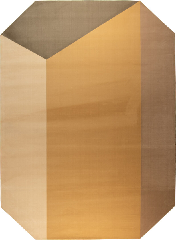 ZUIVER Harmony teppe, med mønster - brunt og ris decolan (160x230)