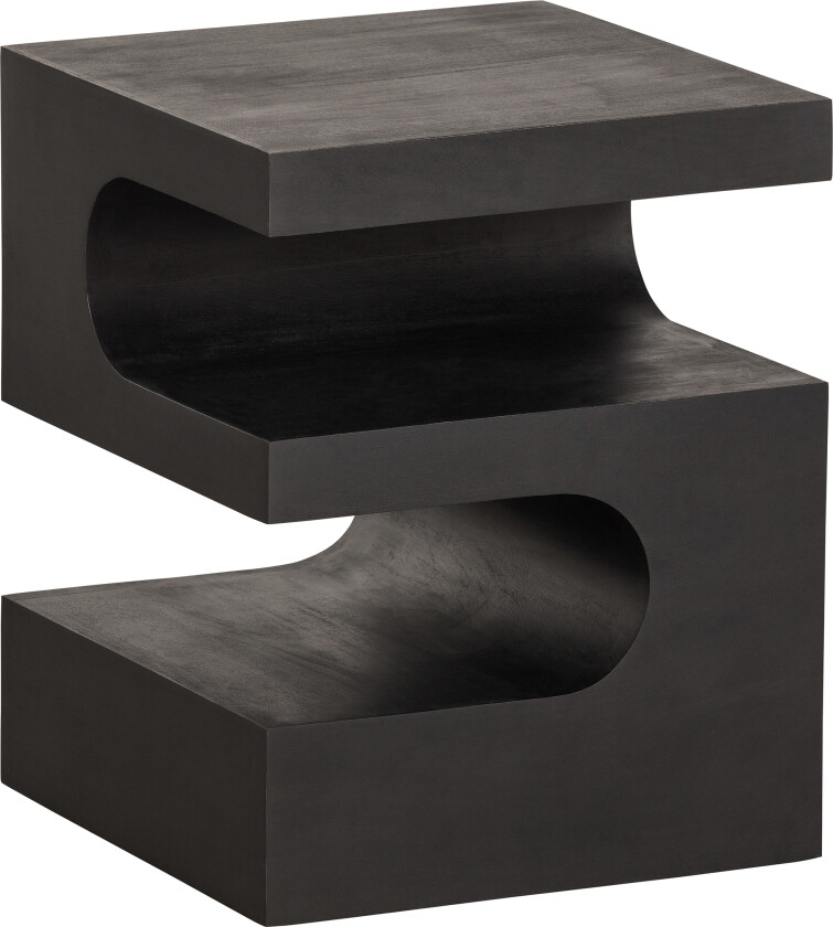 Bilde av WOOOD EKSKLUSIVT Toma sidebord, firkantet - svart mangotre (40x40)