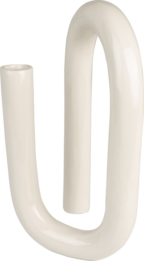 ZUIVER Tubo lysestake S - skinnende beige aluminium