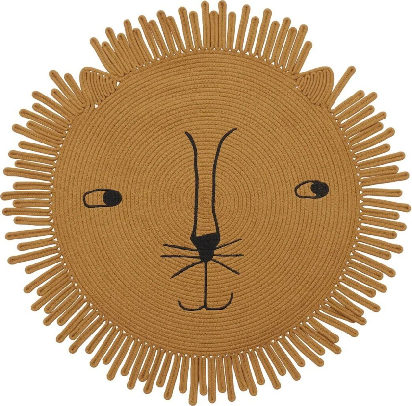 Mara Lion Barneteppe Ø 98 cm