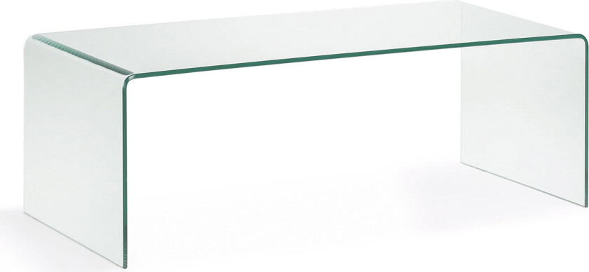 LAFORMA rektangulært Burano salongbord - klart glass (110x50)