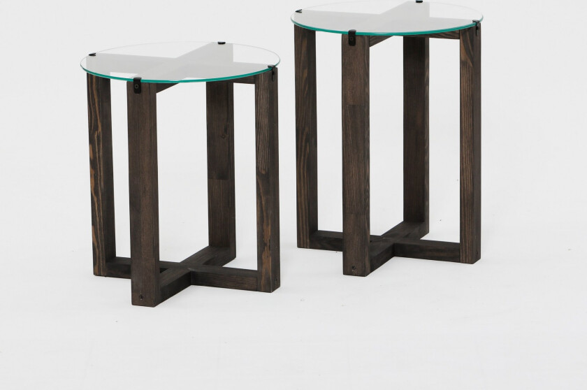 Amalfi sidebord, antrasitt