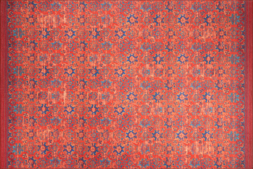 TEPPI Dorian-teppe, m. mønster, rektangulært - flerfarget polyester (230x330)