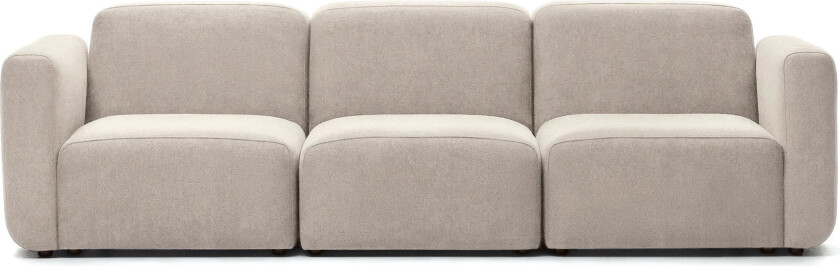 LAFORMA Neom 3-personers modulsofa - beige stoff (263cm)