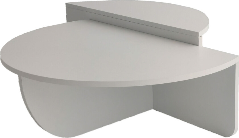 Podium salongbord, hvit