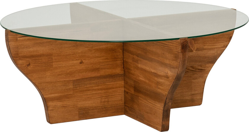 Amphora salongbord, kastanje