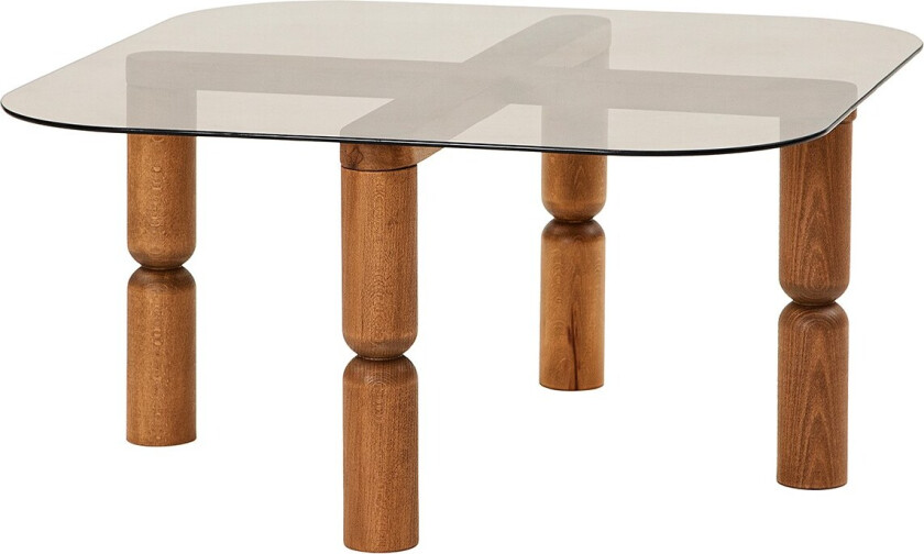 Kei salongbord, valnøttBronse